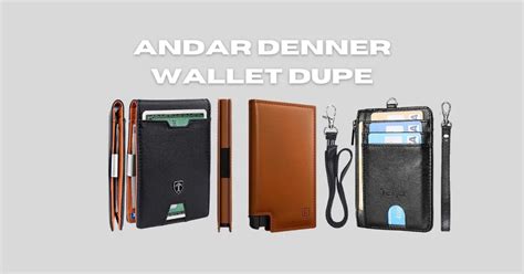 denner wallet dupe|andar diplomat wallet.